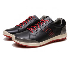 Shoes Men's Leather Contrast Running Shoes