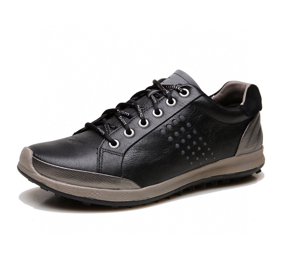Shoes Men's Leather Contrast Running Shoes