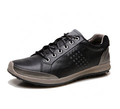Shoes Men's Leather Contrast Running Shoes
