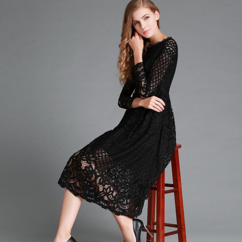 Dress Hollow Lace Dress