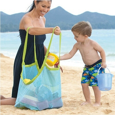 Children's Beach Bag â€?Quick-Access Toy Storage Tote for Beach Fun