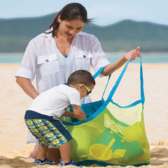 Children's Beach Bag â€?Quick-Access Toy Storage Tote for Beach Fun