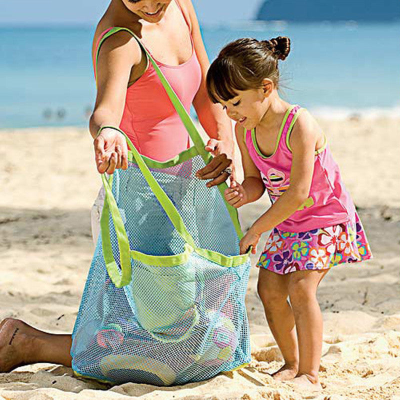 Children's Beach Bag â€?Quick-Access Toy Storage Tote for Beach Fun