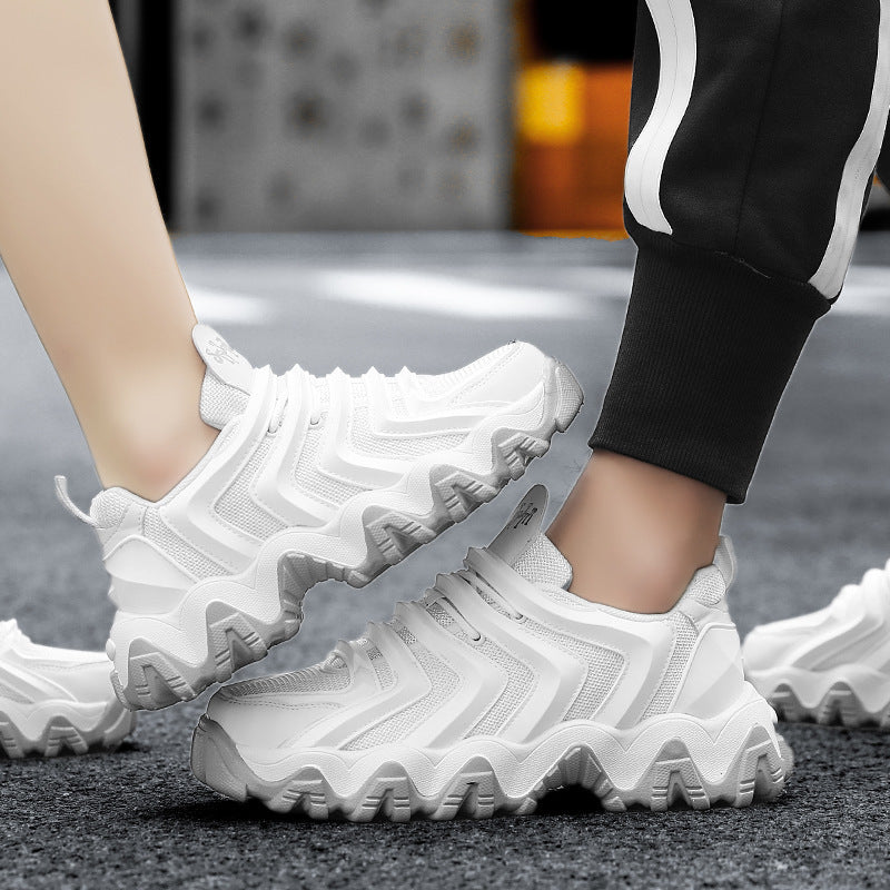 Couple White Shoes Old Shoes Casual Shoes