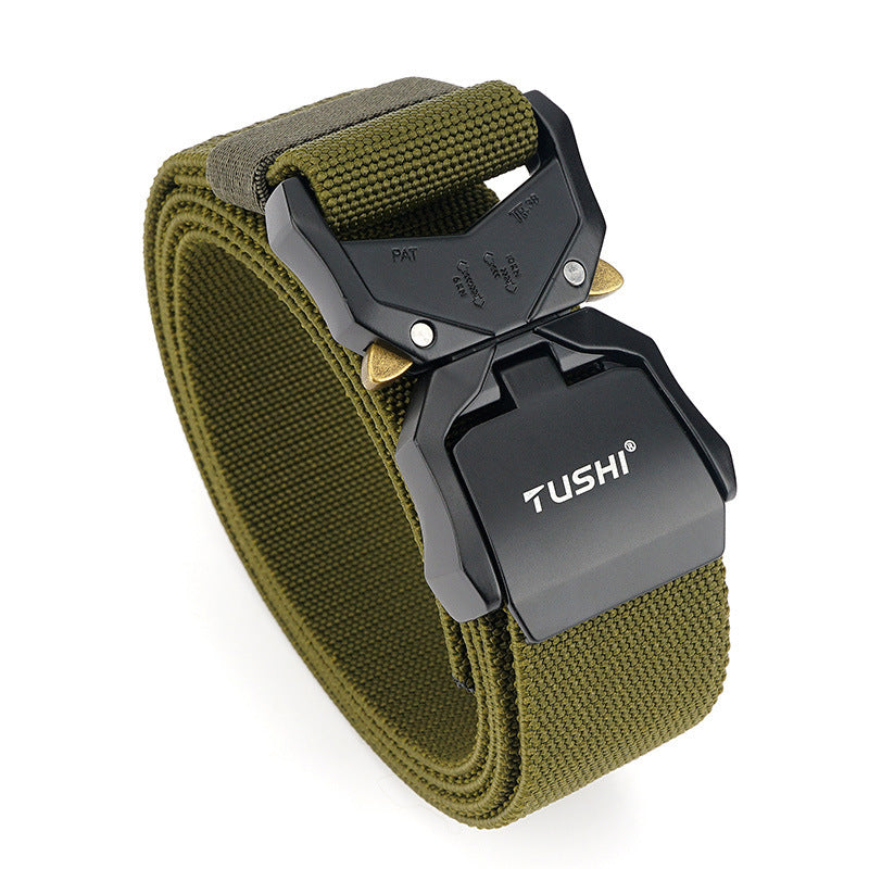 Trendy Elastic Denim Canvas Tooling Belt â€?Youth Street Style