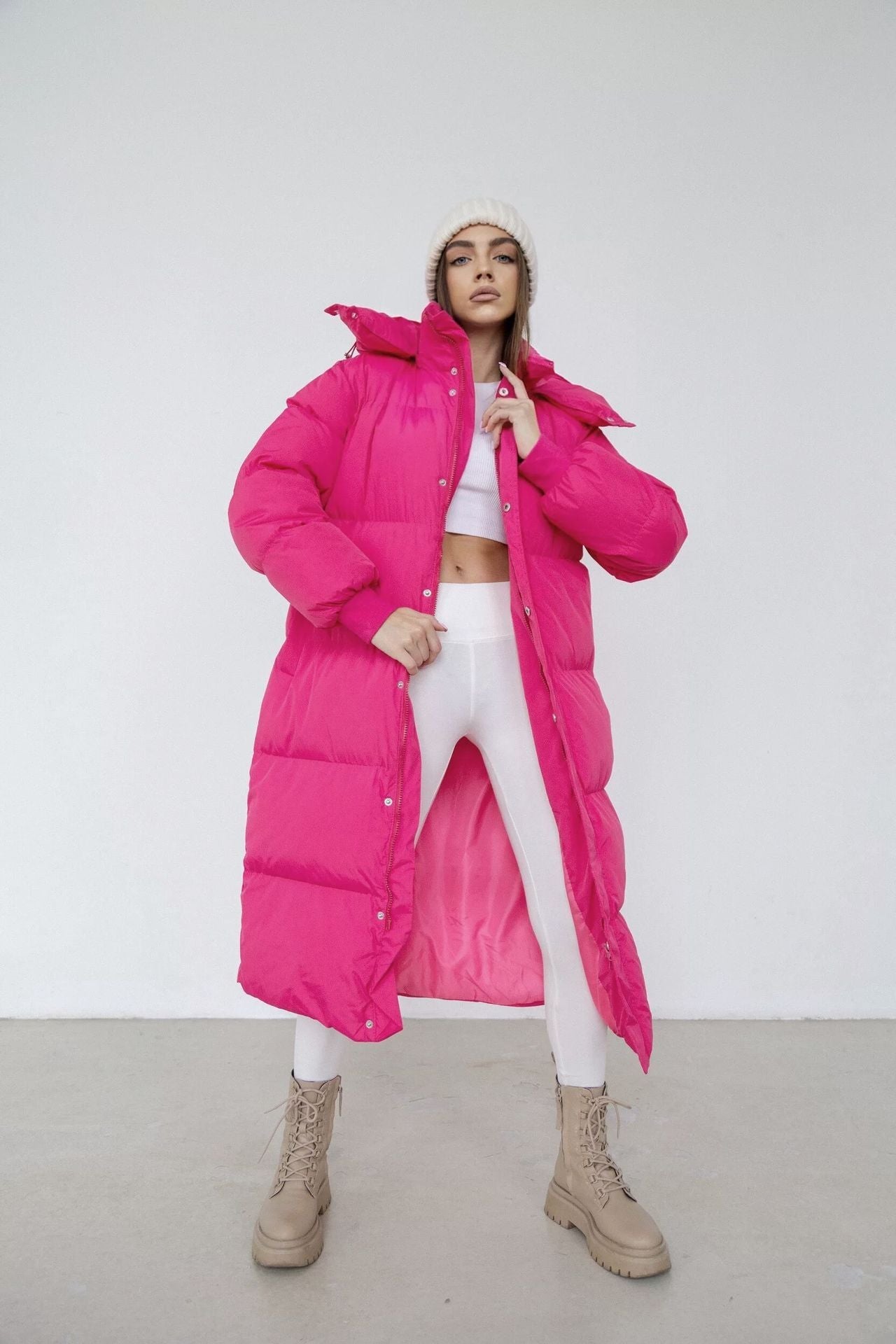 Casual And Long Loose-fitting Hoodie Long Sleeve Loose Casual Jacket Winter