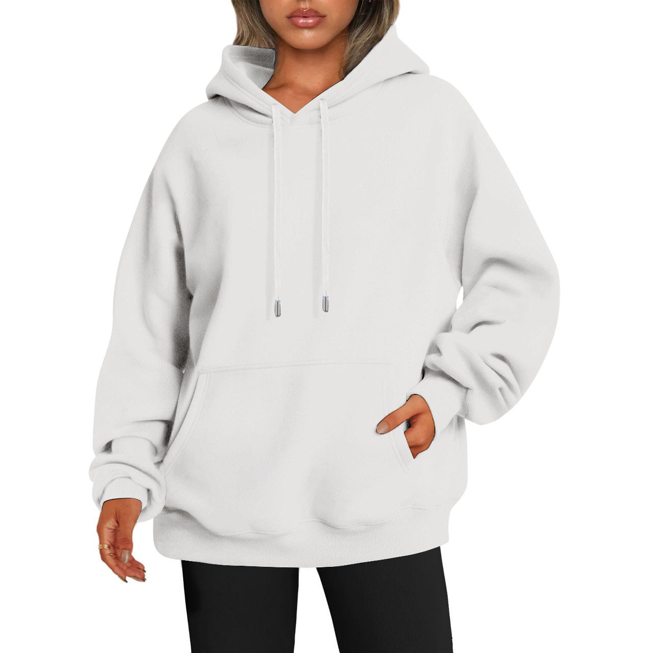 Men's And Casual Exercise Drop-shoulder Sleeve Hoodie