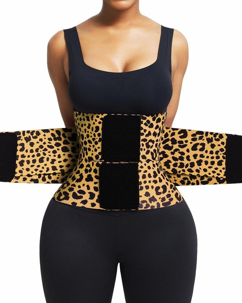 Waist Cincher Trimmer Ab Belt Tummy Control Body Shaper with Triple Wrap