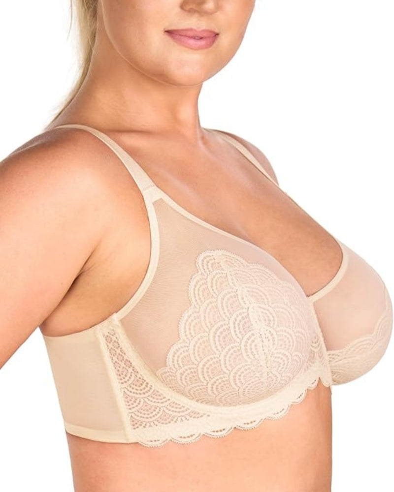 Lace Sheer Mesh Bra