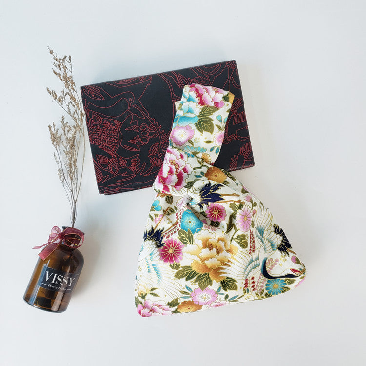 Japanese Kimono Print Knot Wrist Bags