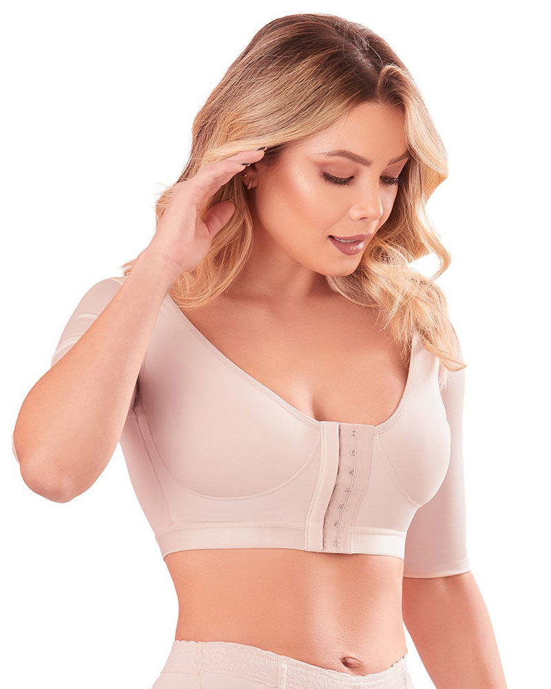 Post Surgical Surgery Bra Posture Corrector With Sleeves Brasier Post Operatorio