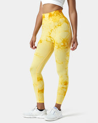 Seamless Flow High Waisted Tie Dye 7/8 Leggings