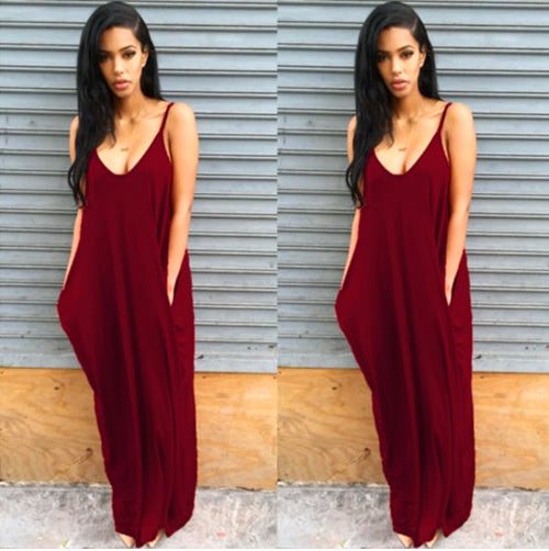 Dress Casual Long Dresses Plus Size