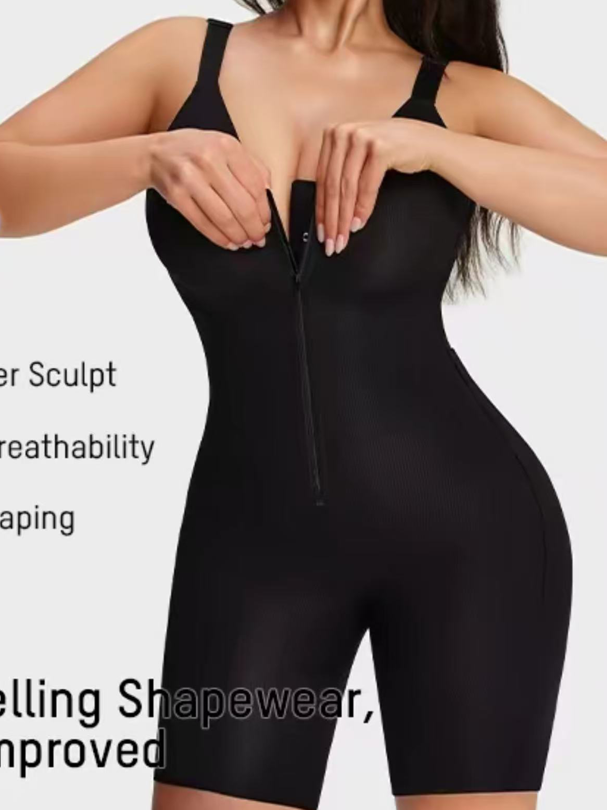Stronger Tummy Control Butt Lifter Faja Back Pull Down Breathable Body Shaper For Summer Outfits Postpartum