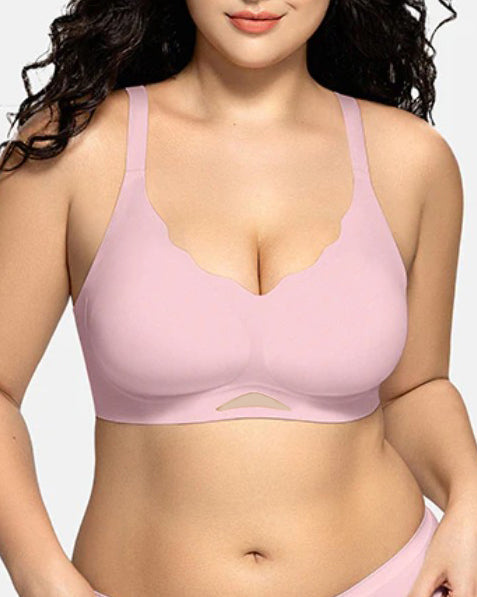 Sheer Mesh Seamless Bra