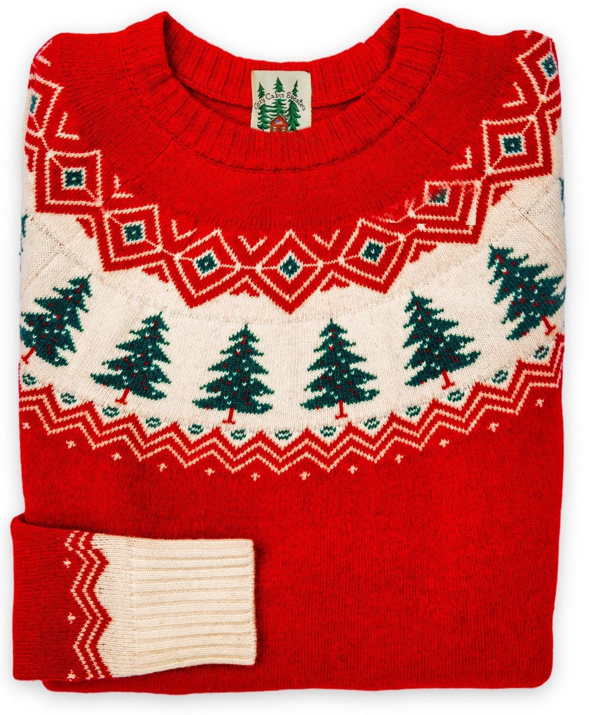 Casual Christmas Tree Knitted Sweater
