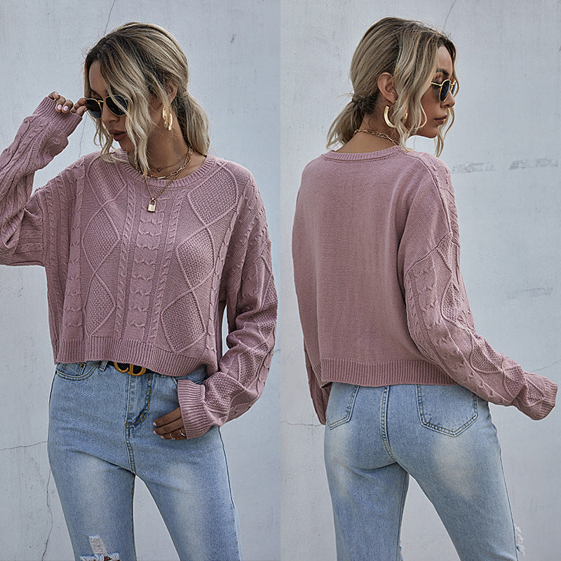 Crew neck pullover