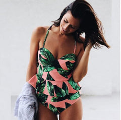 Bikini Swimwear Push Up Swimsuit High Waisted Bathing Suit Floral Biquini Two Piece Bikinis Tankini Beachwear