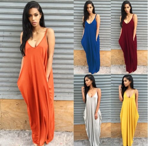 Dress Casual Long Dresses Plus Size