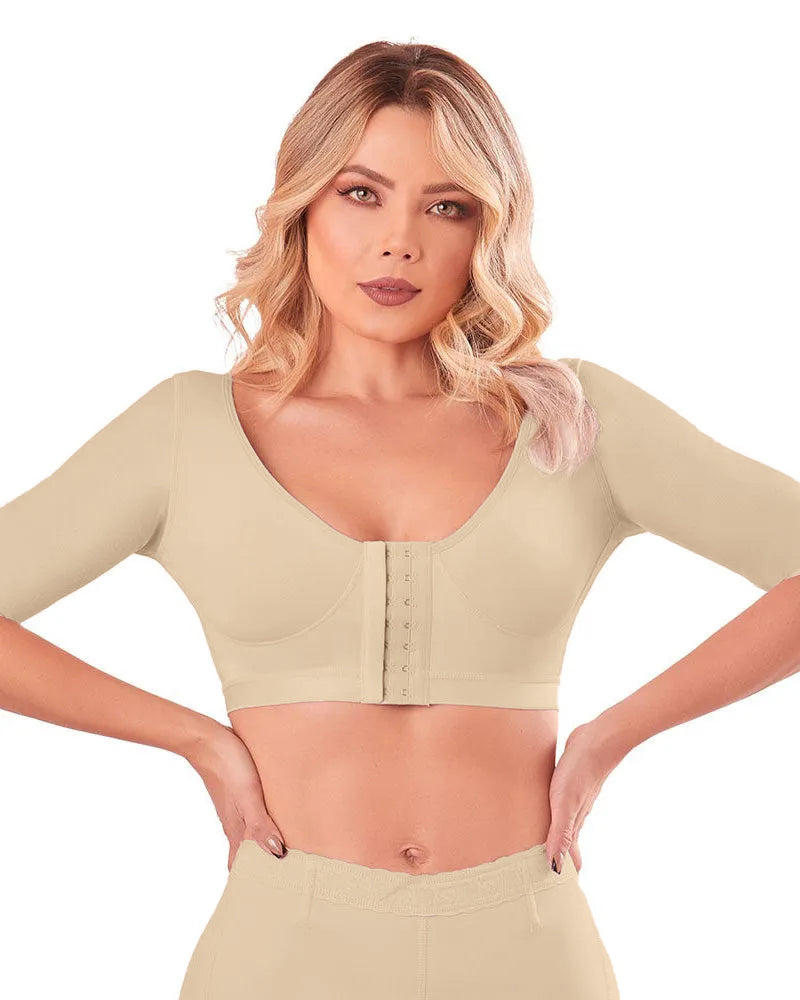 Post Surgical Surgery Bra Posture Corrector With Sleeves Brasier Post Operatorio