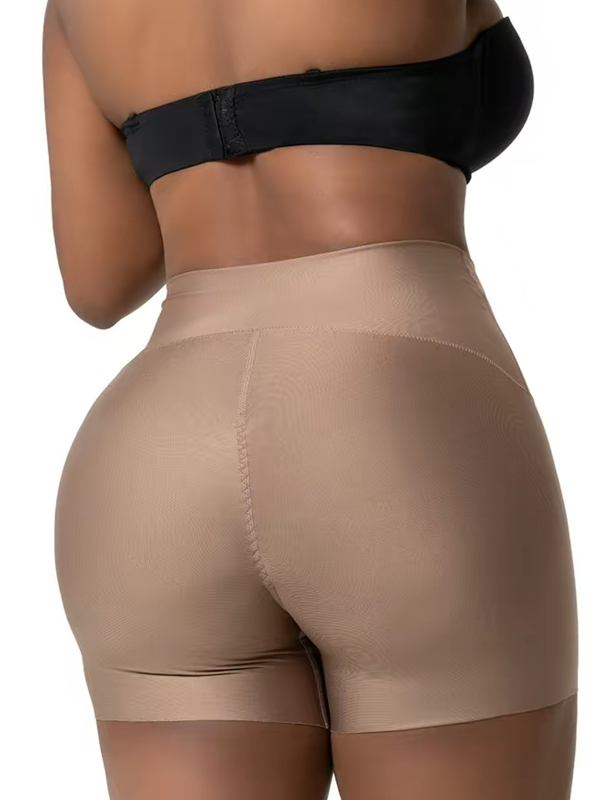 Seamless High Waisted Shorts With Butt Lift