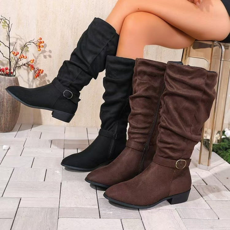 Belt Buckle Accessory For Womens Long Boots