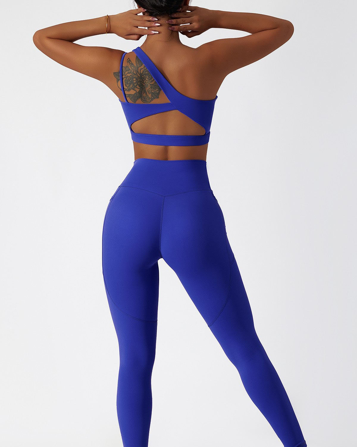 One Shoulder Asymmetrical Sports Bra