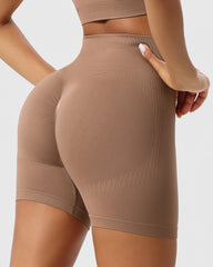 High Waist Seamless Shorts