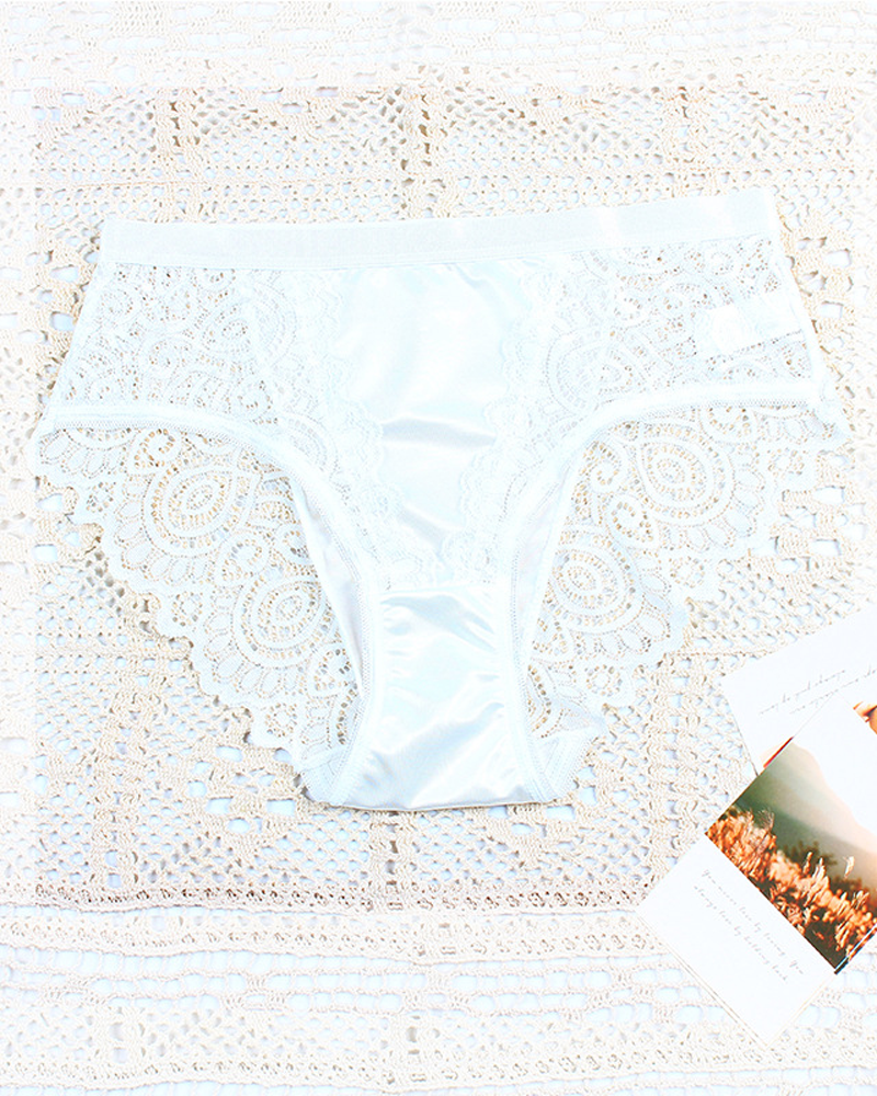 Lace-Trimmed Panties