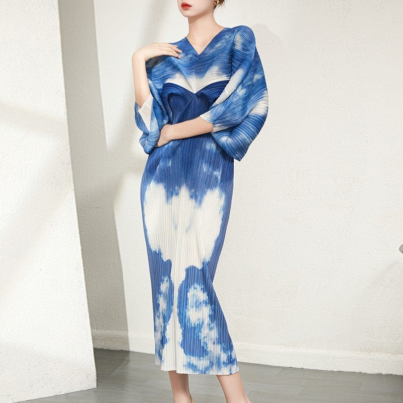 Personality Pleated Dress Women