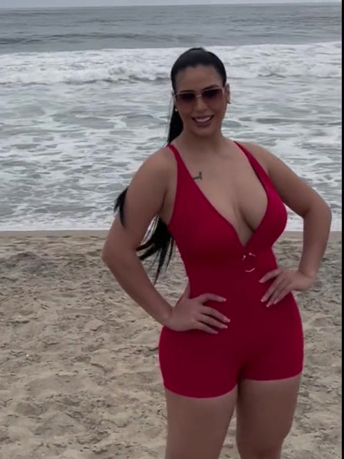 One-Piece Sleeveless Shapewear Swimsuit