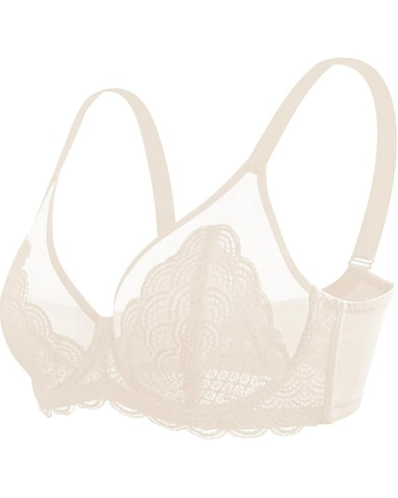 Lace Sheer Mesh Bra