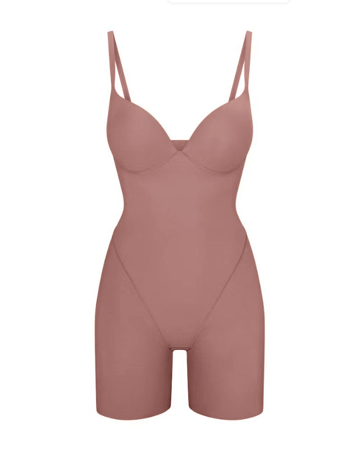 V-Neck Seamless Butt Ehance Shapewear