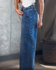 Three-Dimensional Tailoring Washed Jeans