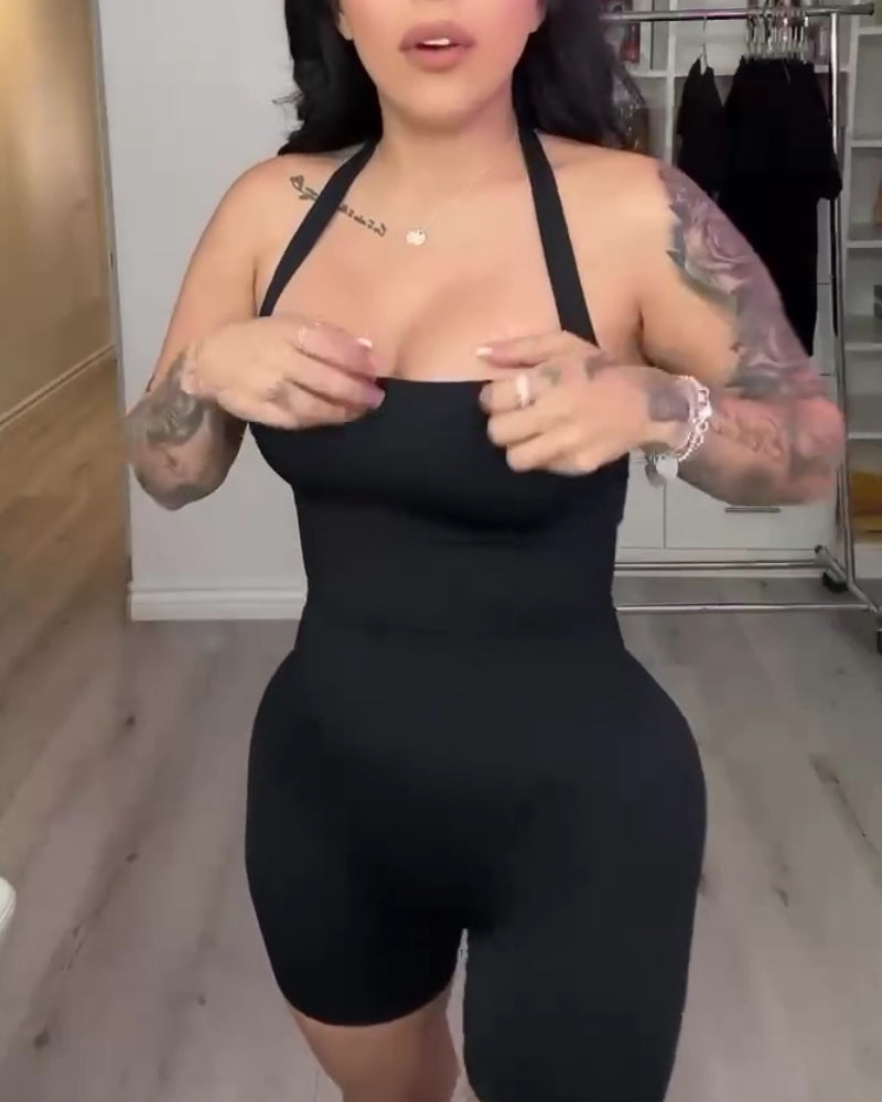 High Elastic Seamless Butt Lifter Tummy Control Thigh Slimmer Active Jumpsuits Shapewear