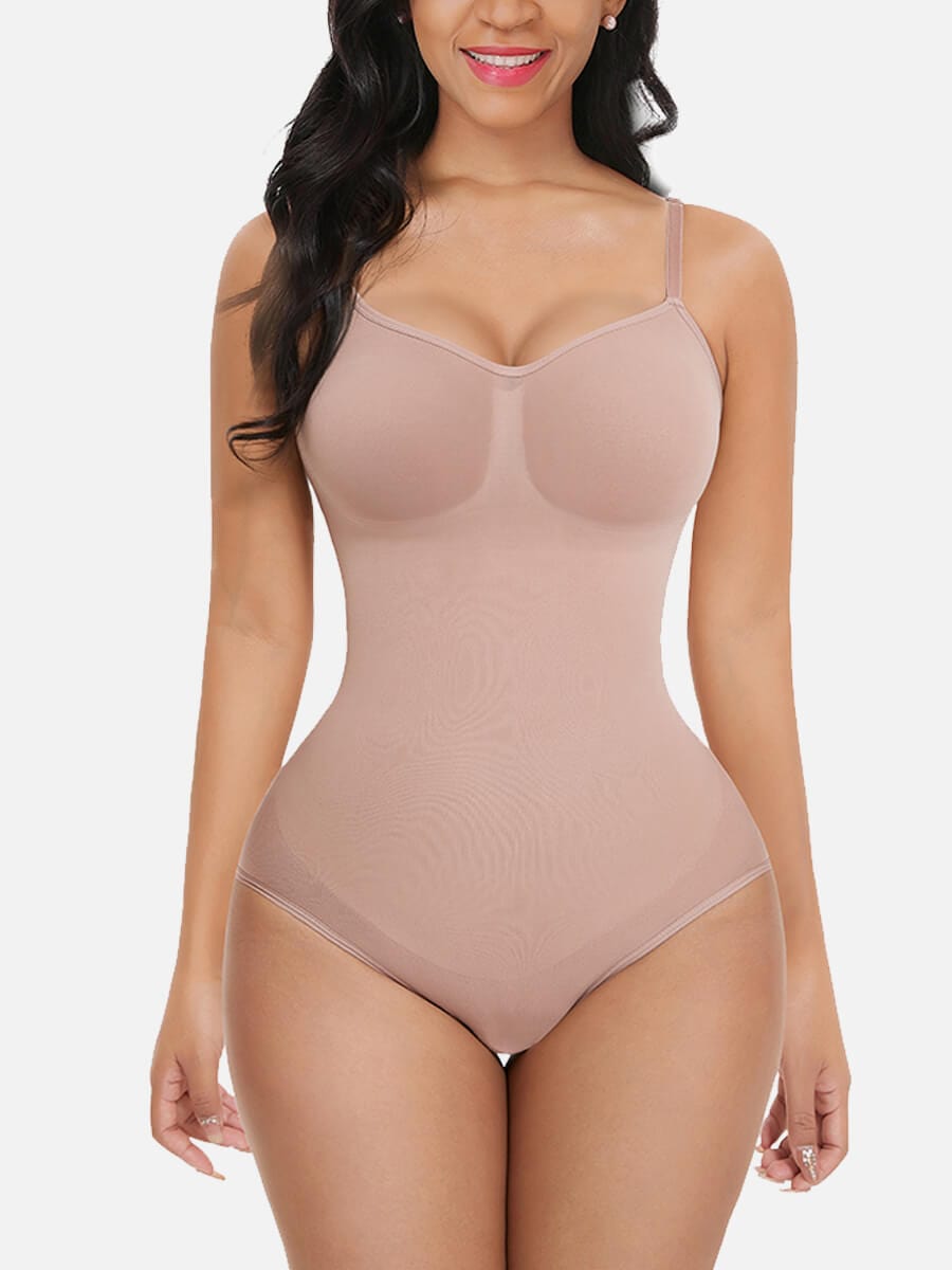 Bodysuit for Tummy Control Shapewear Seamless Sculpting Thong Body Shaper Tank Top