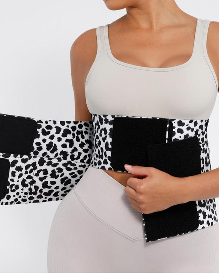Waist Cincher Trimmer Ab Belt Tummy Control Body Shaper with Triple Wrap