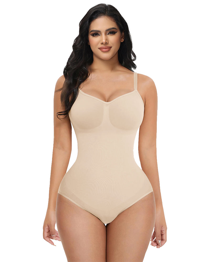 Bodysuit for Tummy Control Shapewear Seamless Sculpting Thong Body Shaper Tank Top