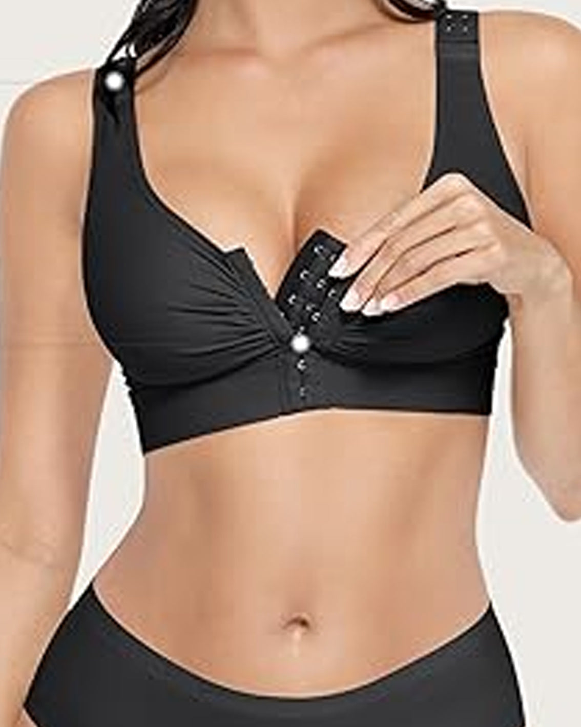 Adjustable Strap Wire-Free Front Opening Bra (Pre-Sale)