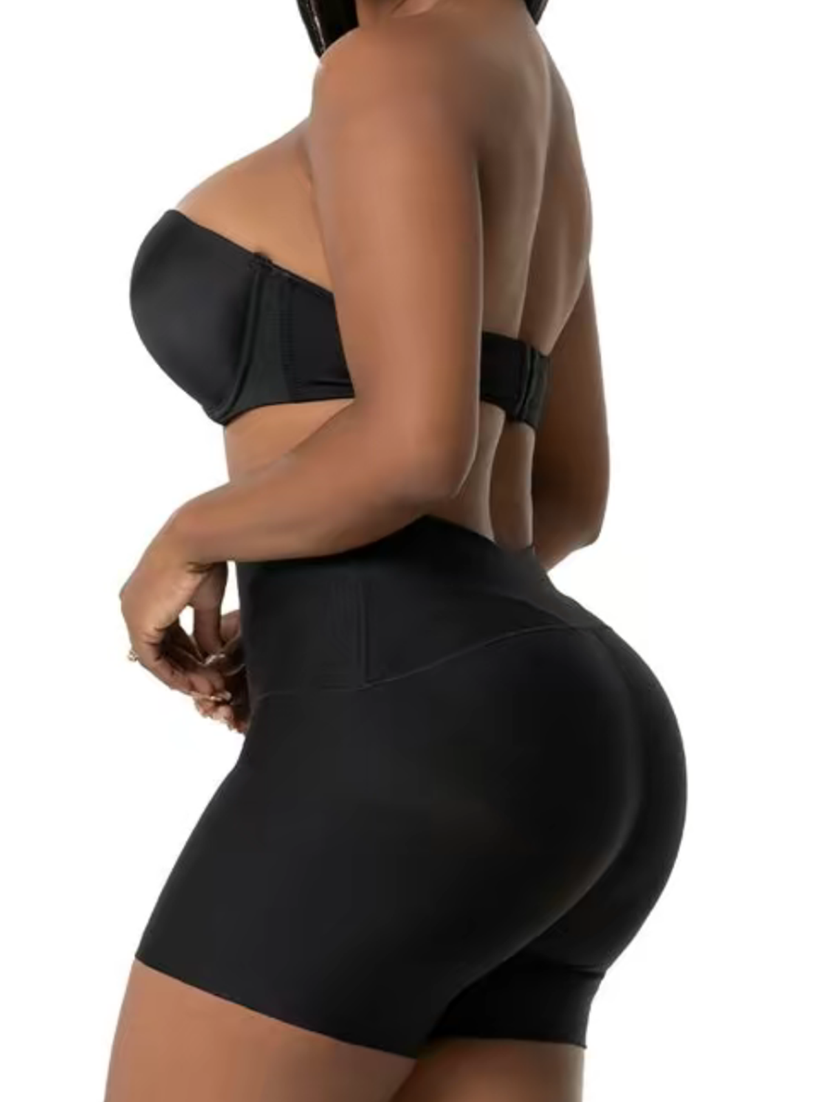 Seamless High Waisted Shorts With Butt Lift