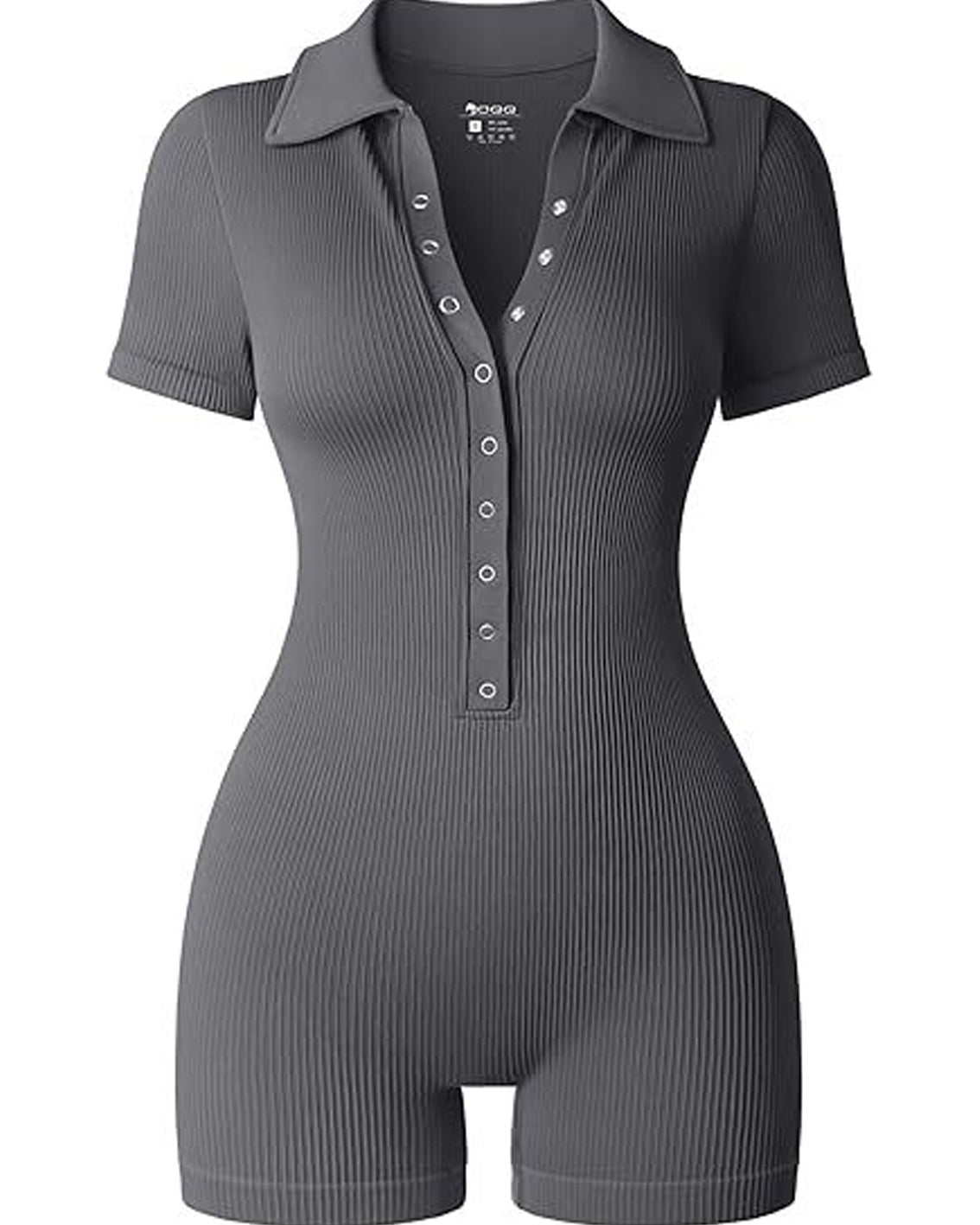 Deep V-Breasted Short-Sleeved Body Shaper