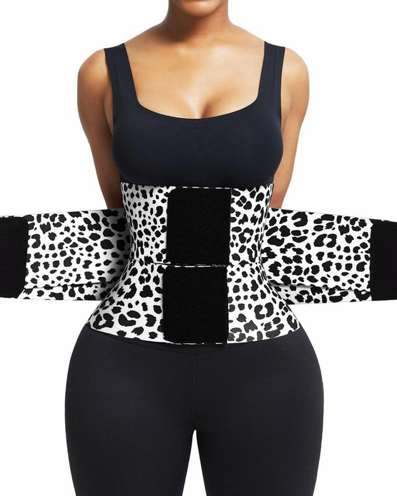 Waist Cincher Trimmer Ab Belt Tummy Control Body Shaper with Triple Wrap