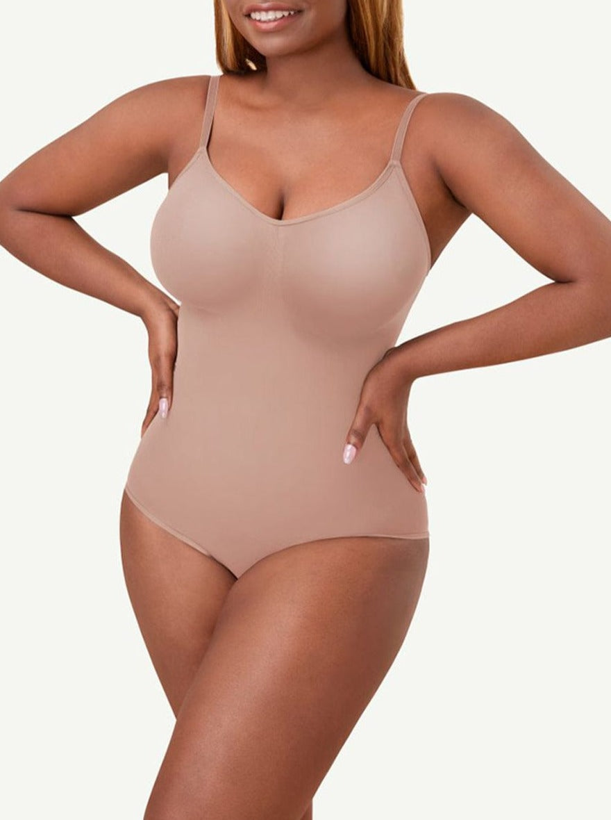 Bodysuit for Tummy Control Shapewear Seamless Sculpting Thong Body Shaper Tank Top