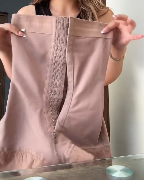Invisible Open Bust Crotch Zipper Tummy Control Shapewear