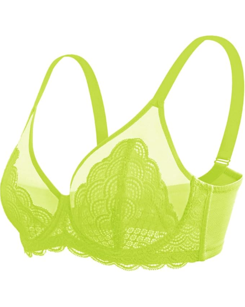 Lace Sheer Mesh Bra