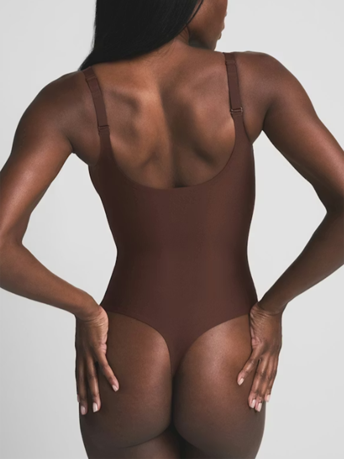 Deep Plunge Thong Bodysuit
