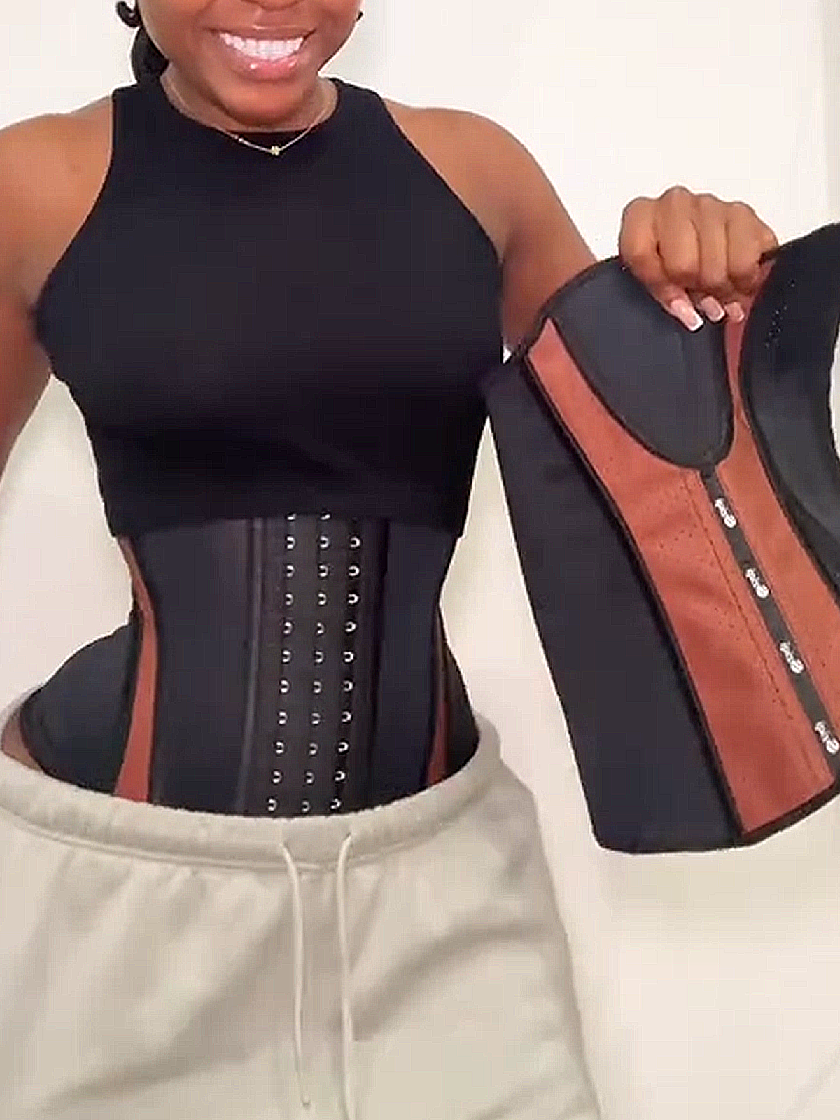 Breathable Splicing Hourglass Waist Trainer