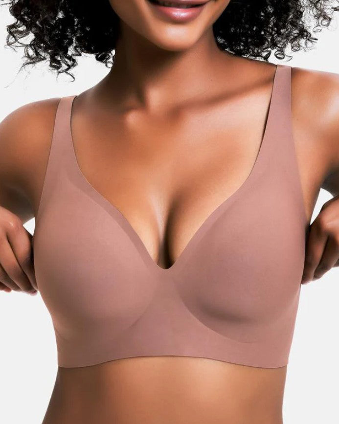 V-Neck Wire-Free Comfortable Bra