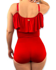 Tummy-Controlling And Hip-Lifting Triangle One-Piece Swimsui