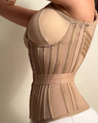 Fajas Colombianas Trimmed Underwire Corset Tummy Control Waist Trainer